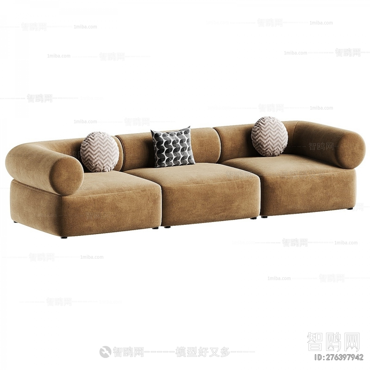 Modern Three-seat Sofa