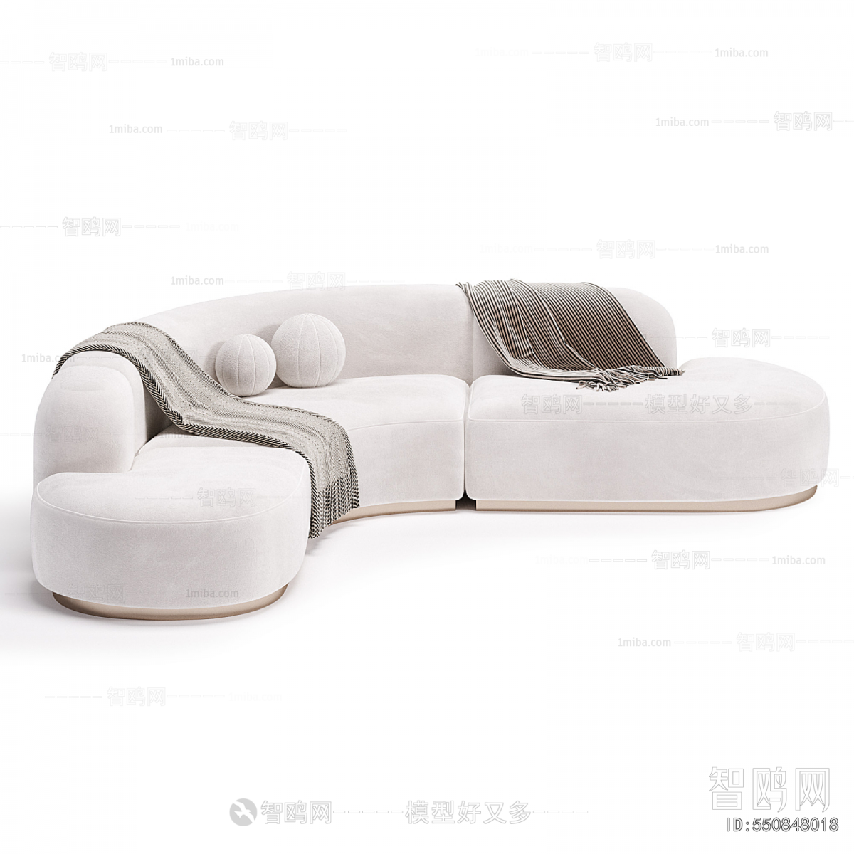 Modern Curved Sofa