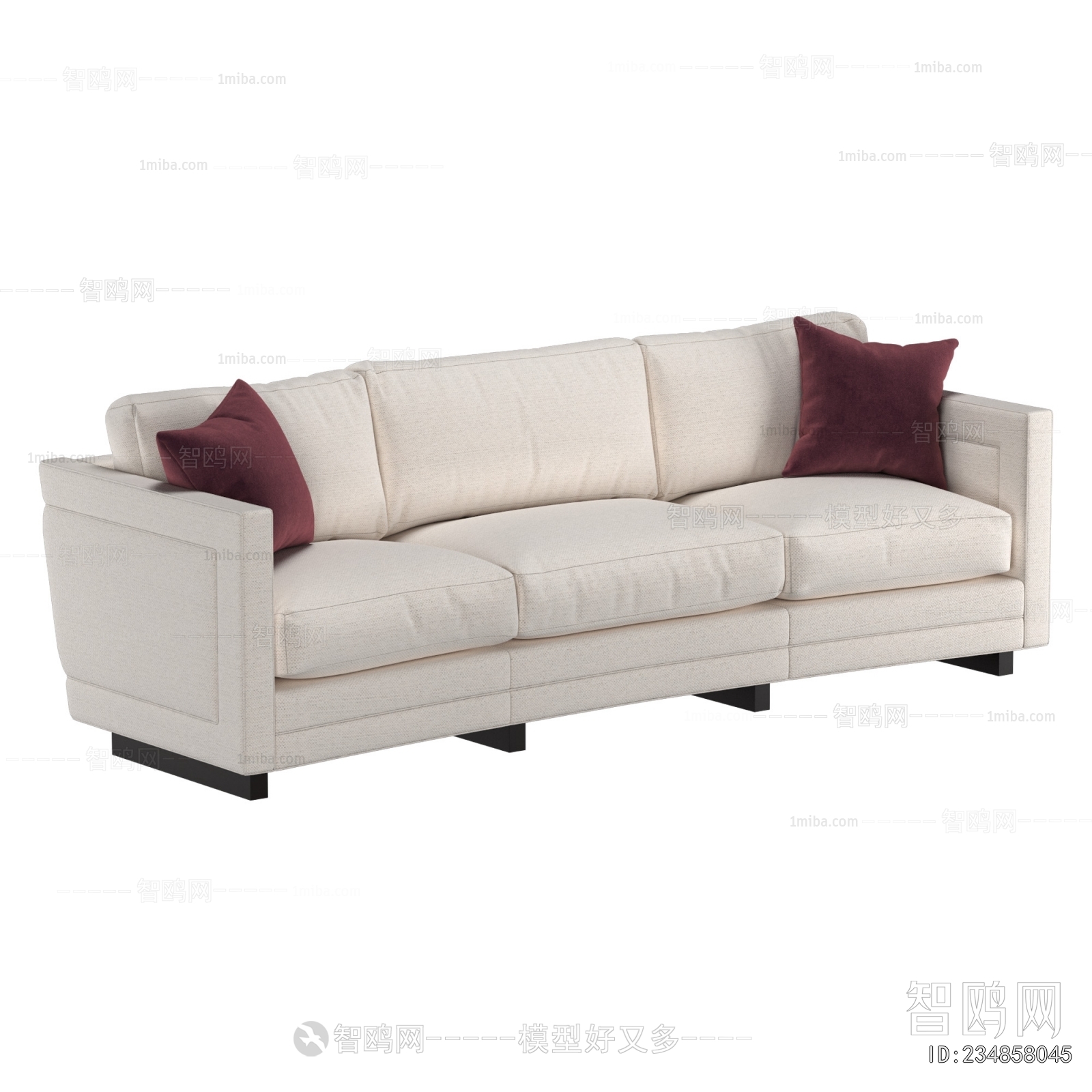 Modern Three-seat Sofa