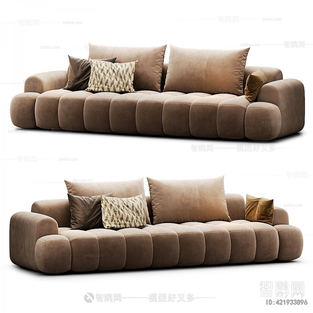 Modern Multi Person Sofa