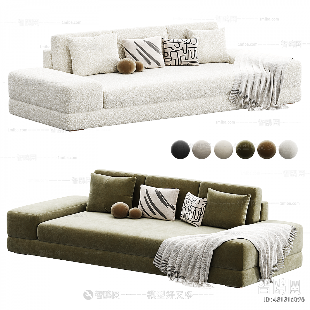 Modern Three-seat Sofa