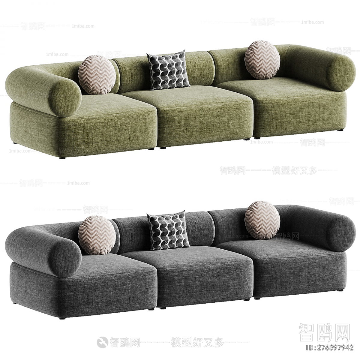 Modern Three-seat Sofa