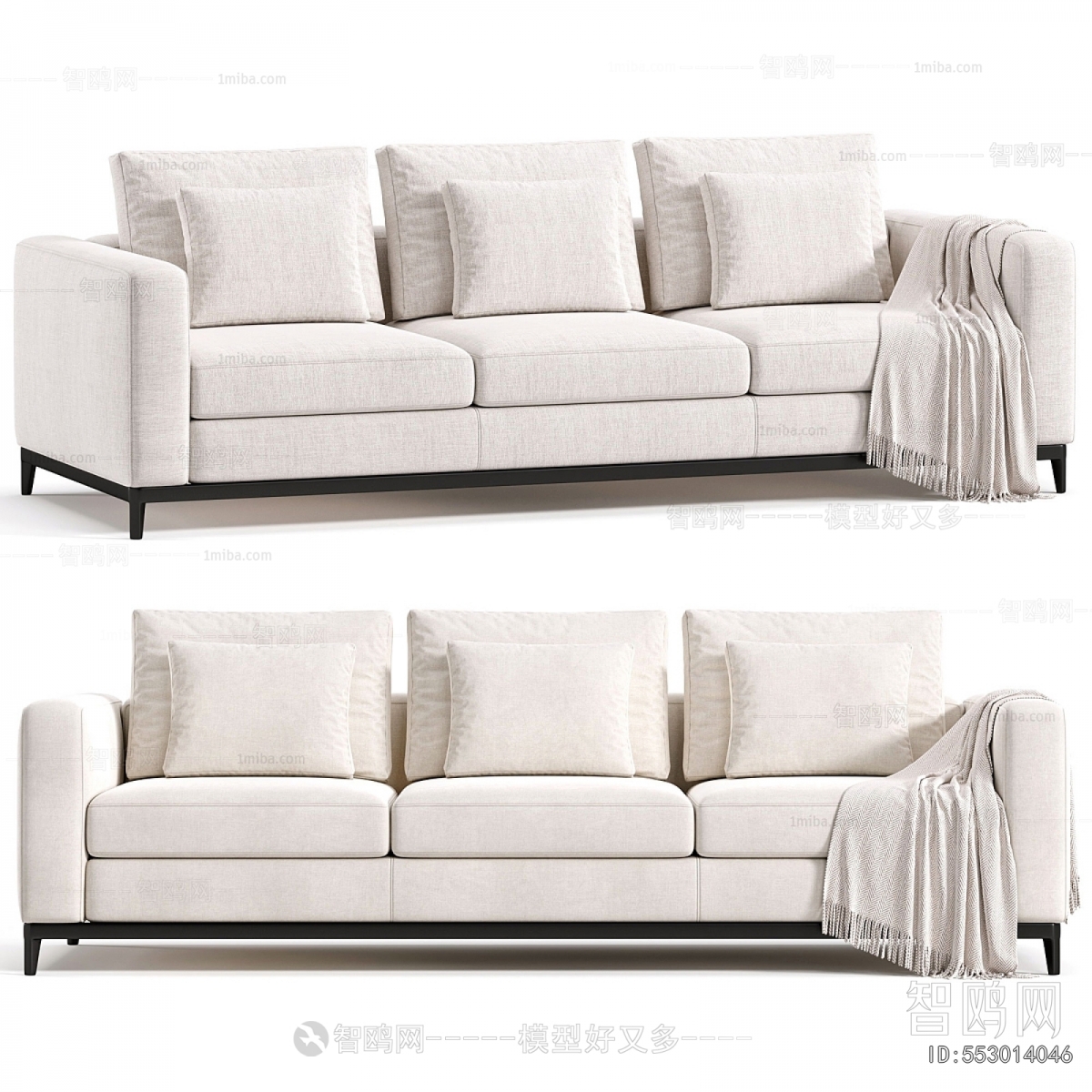 Modern Three-seat Sofa