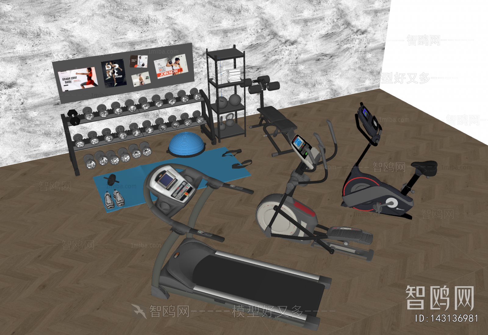 Modern Fitness Equipment