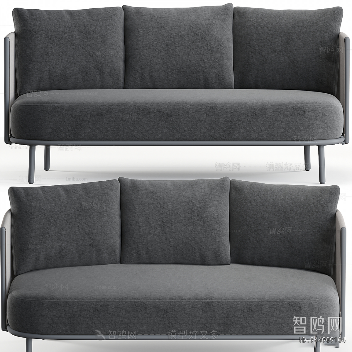 Modern Three-seat Sofa