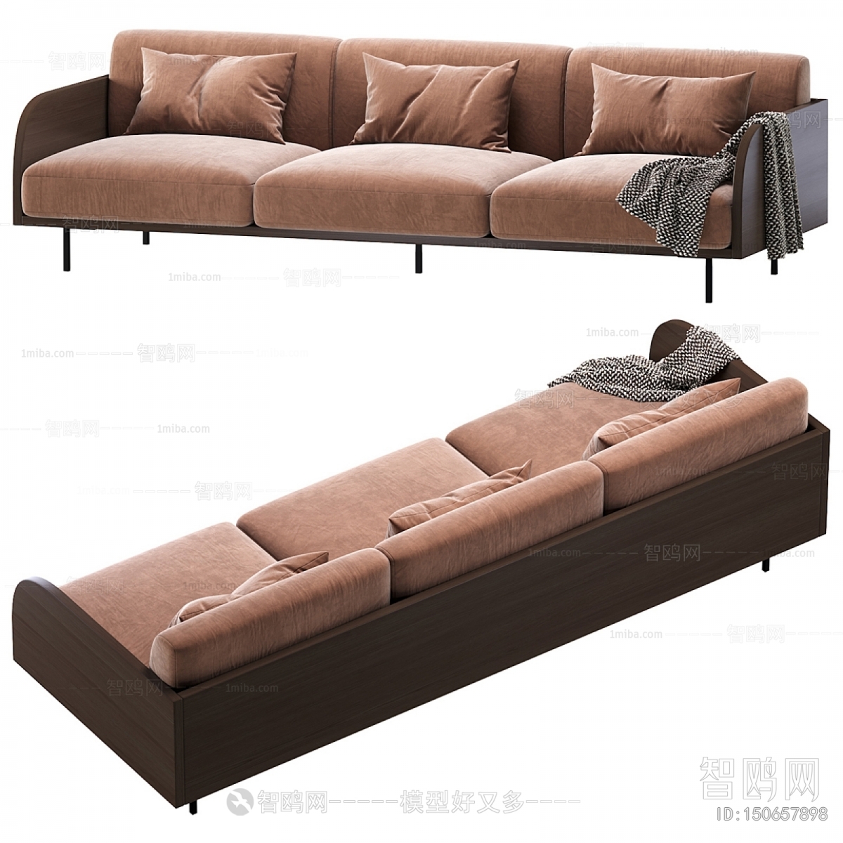 Modern Three-seat Sofa