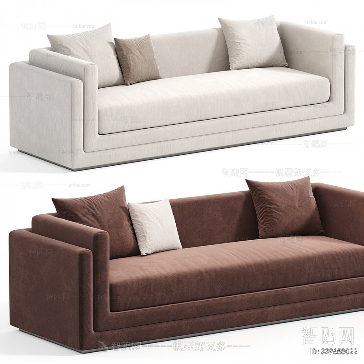 Modern Multi Person Sofa