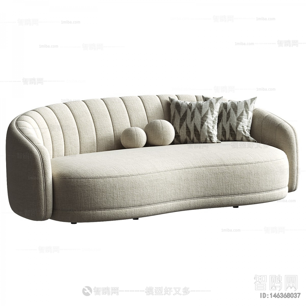 Modern Curved Sofa
