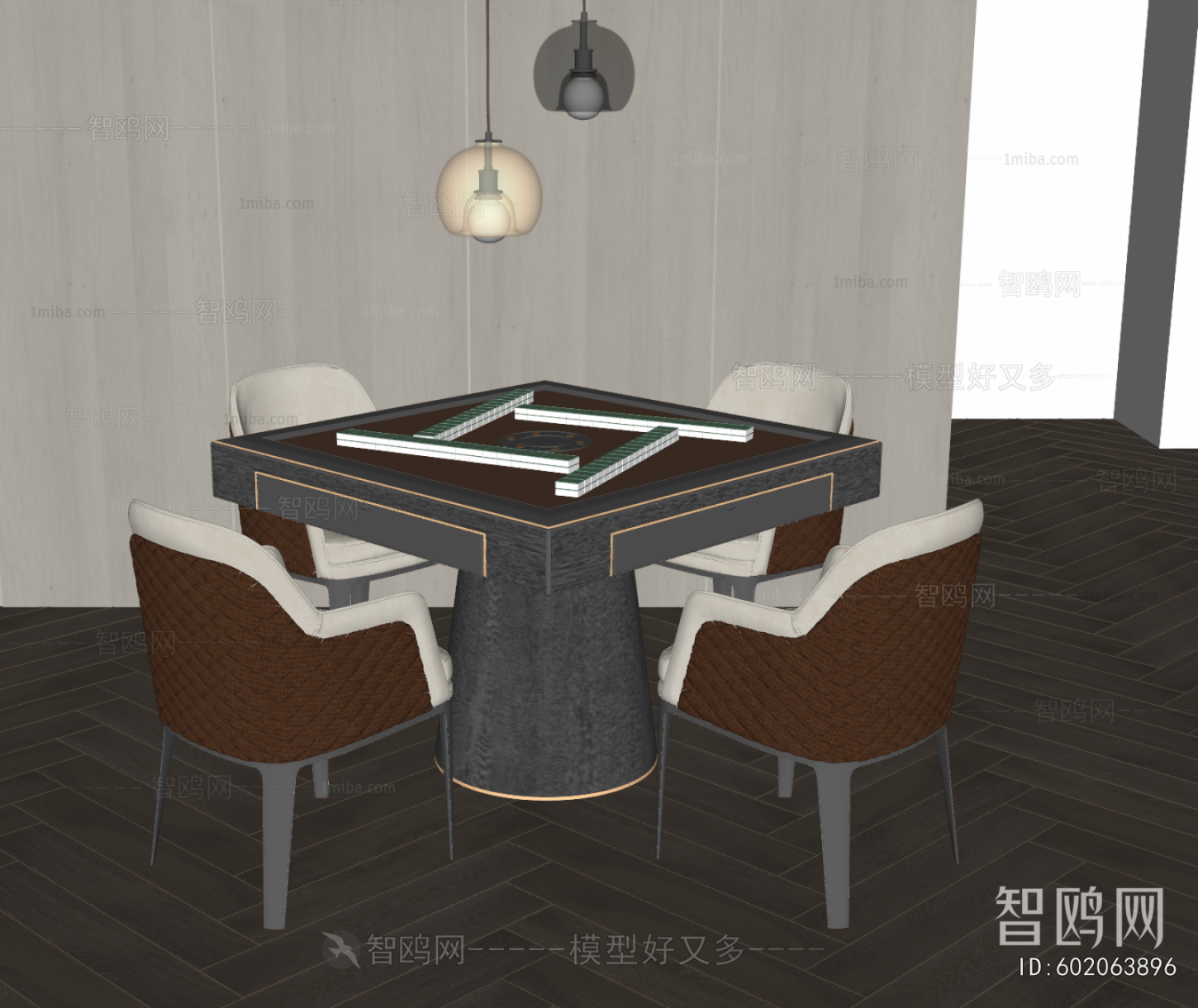 Modern Mahjong Tables And Chairs
