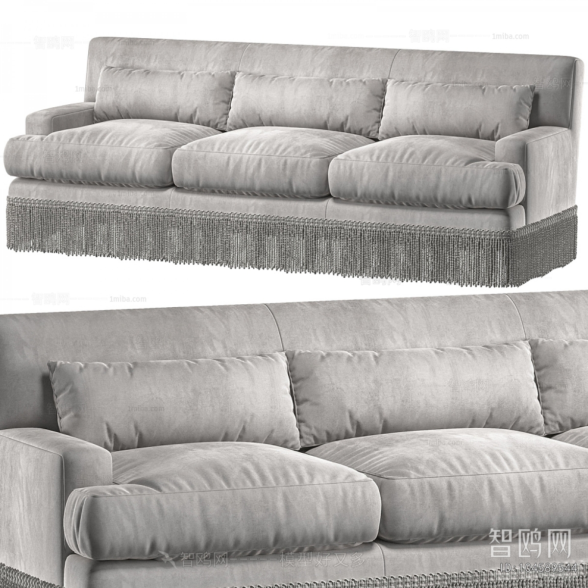 Modern Three-seat Sofa