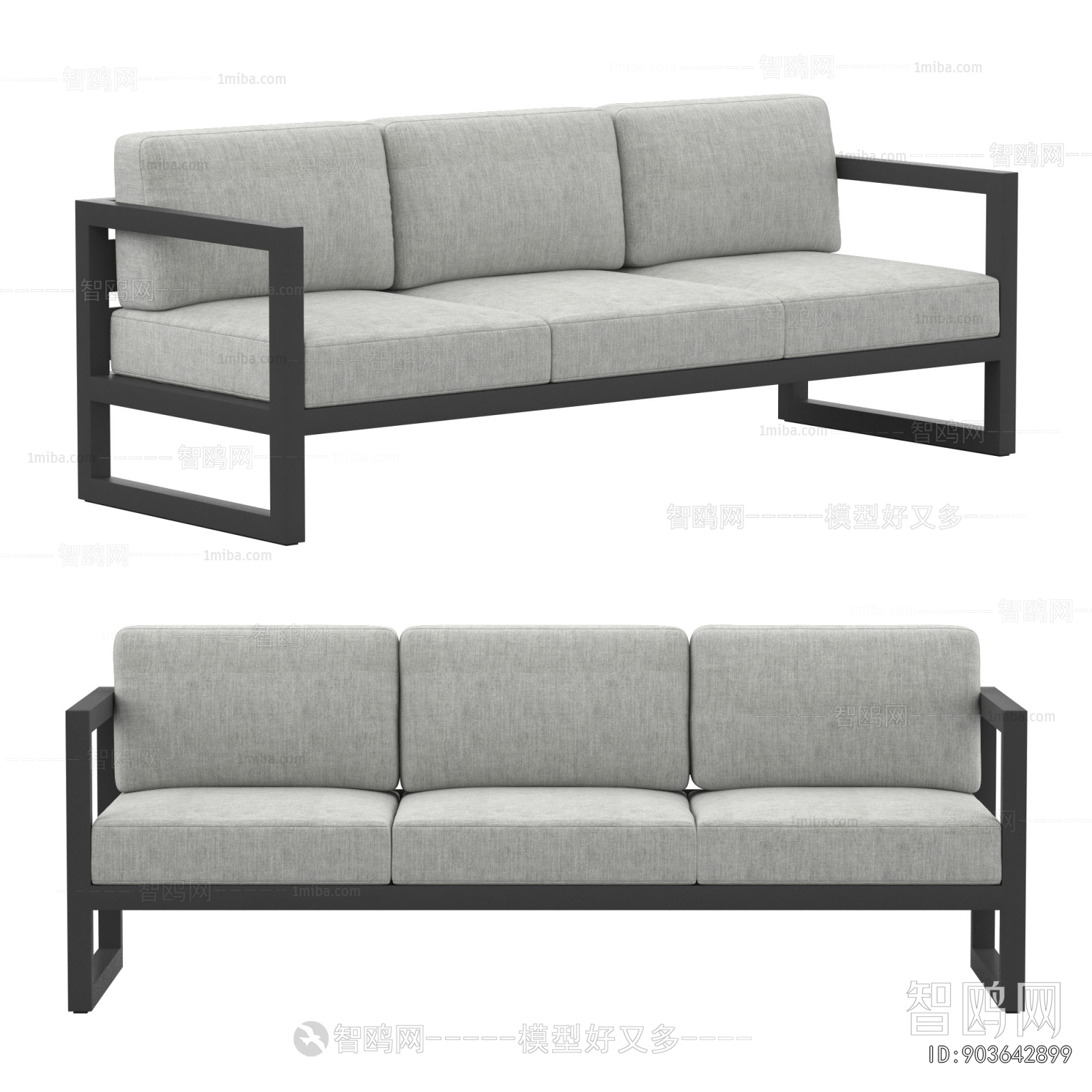 Modern Three-seat Sofa