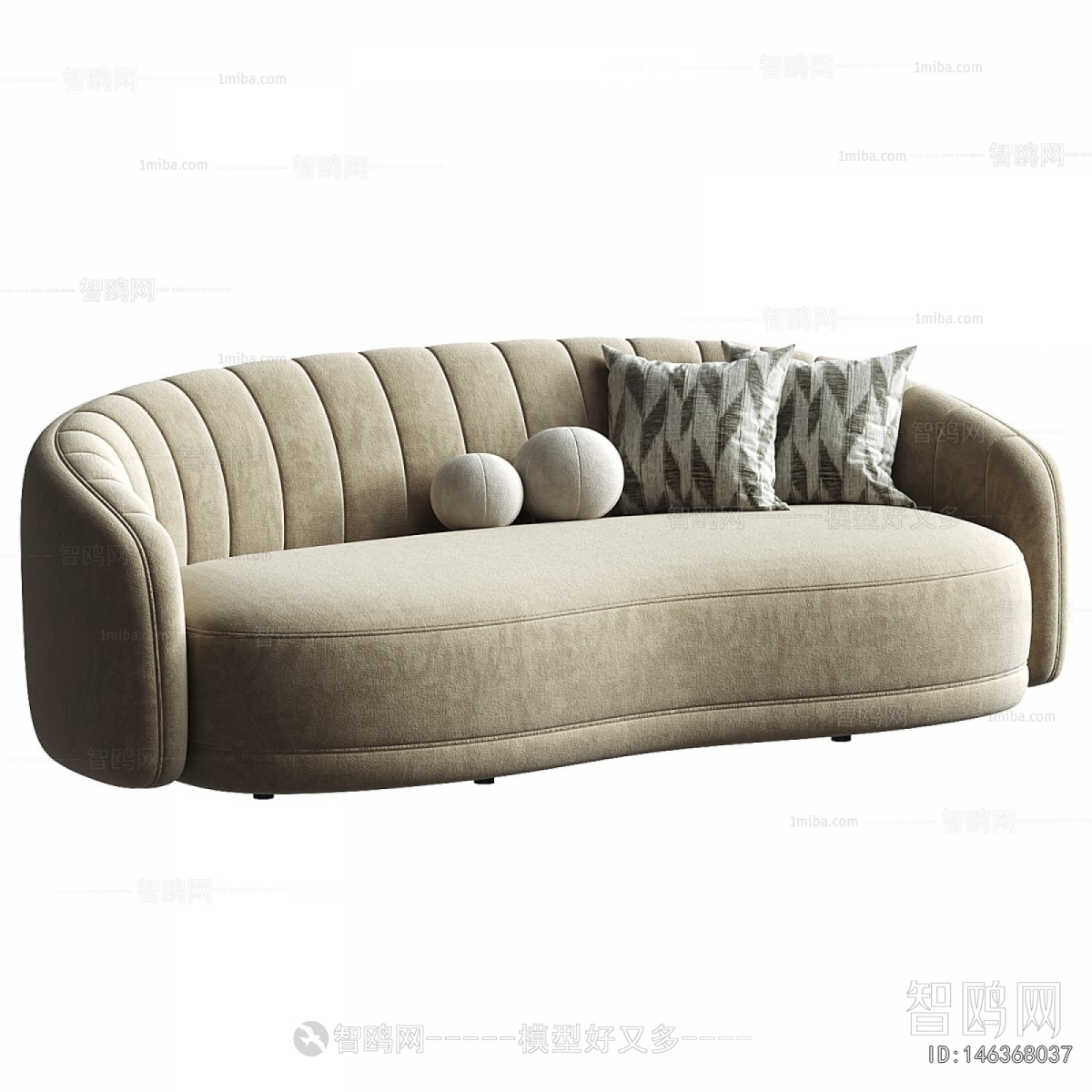 Modern Curved Sofa