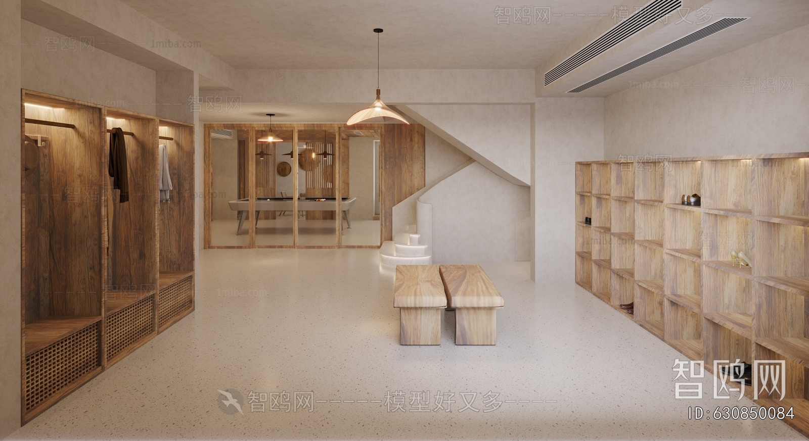 Wabi-sabi Style Hallway