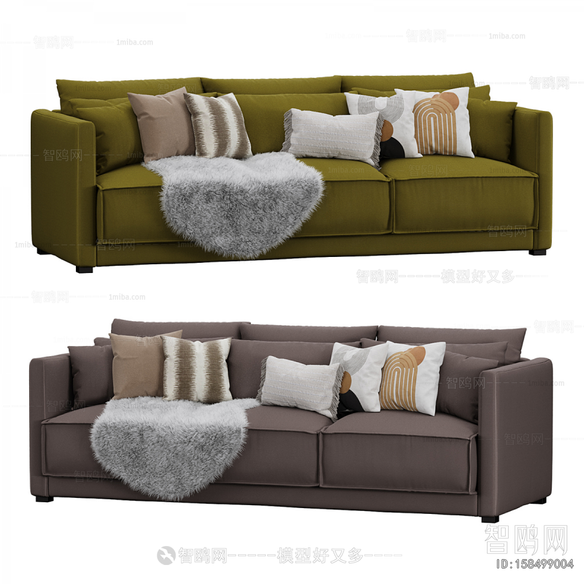 Modern Three-seat Sofa