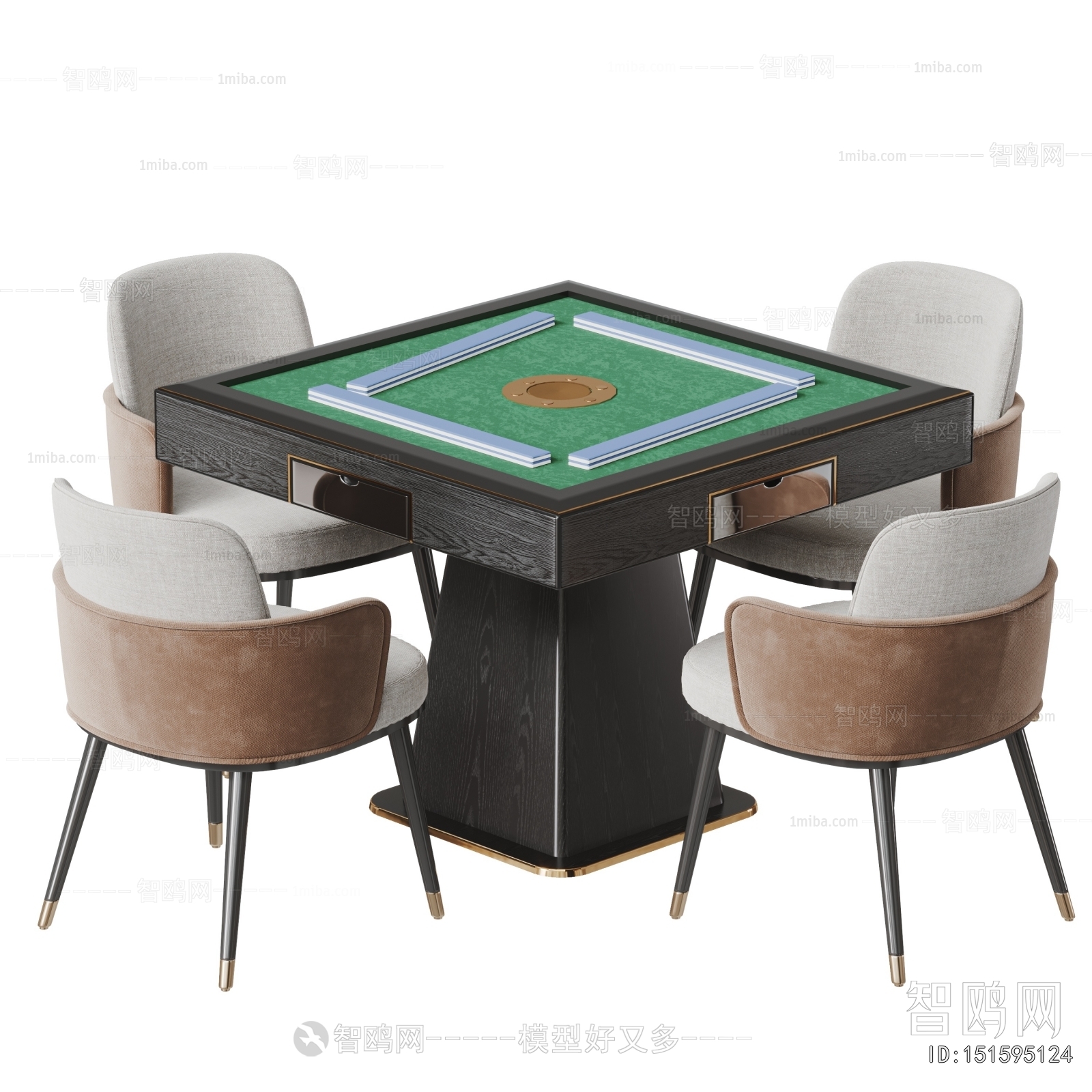 Modern Mahjong Tables And Chairs