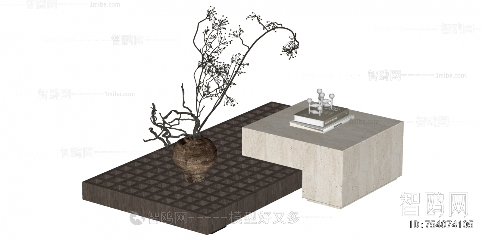 Wabi-sabi Style Coffee Table