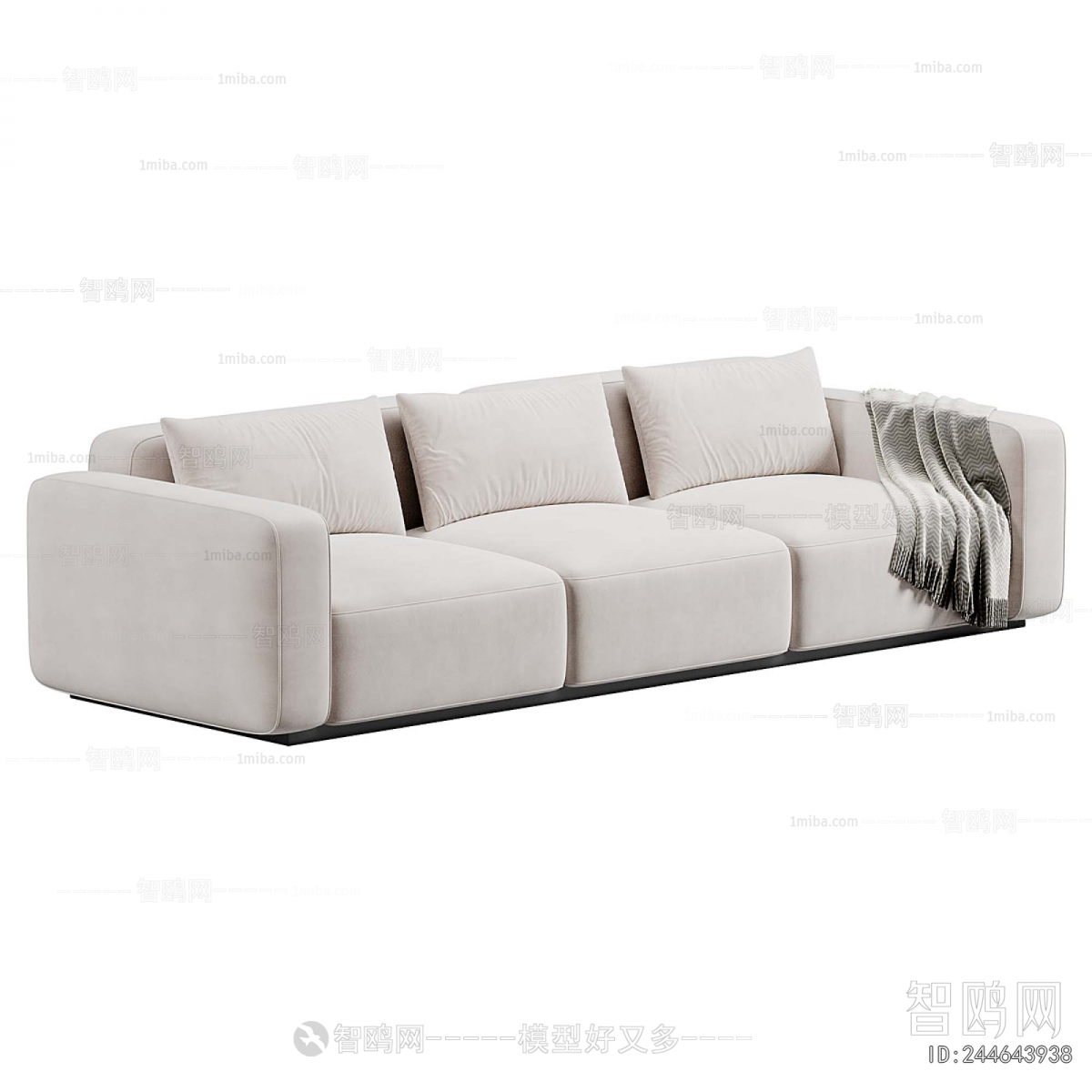 Modern Three-seat Sofa