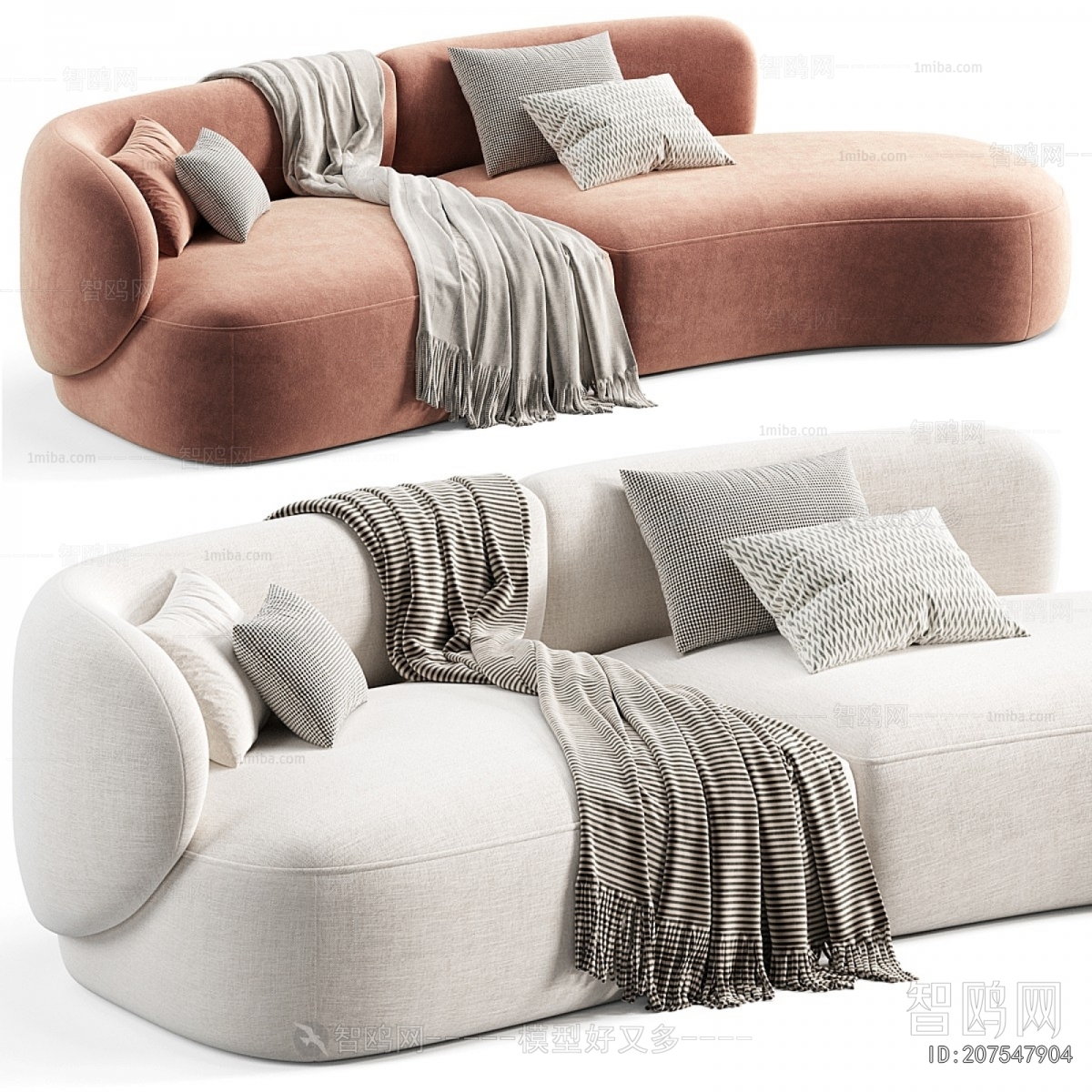Modern Curved Sofa
