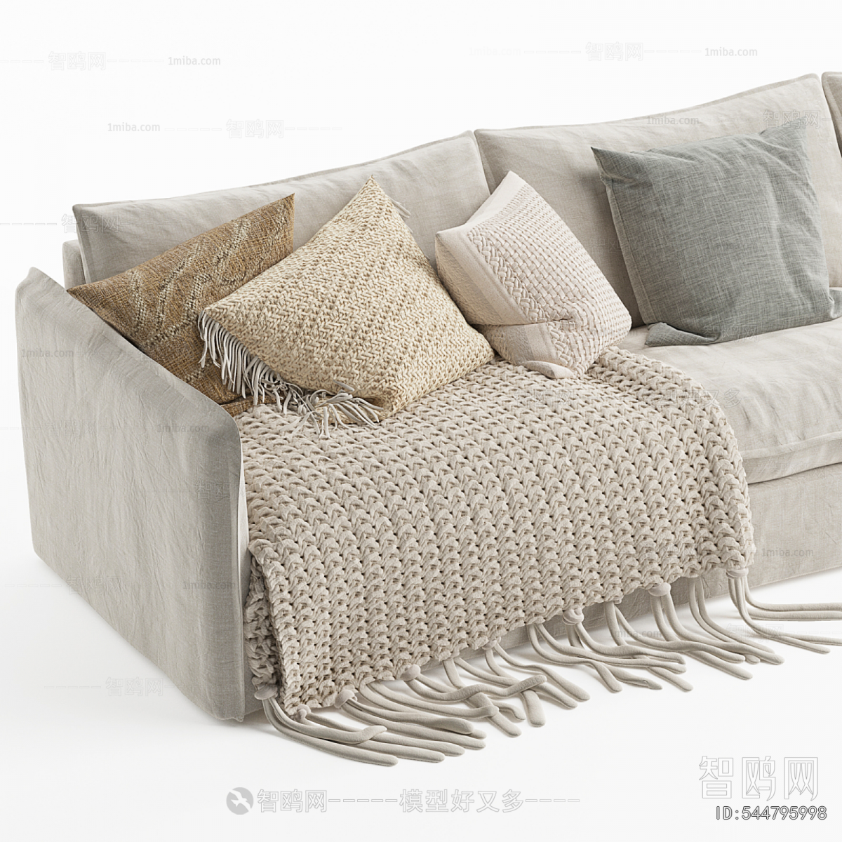 Modern Three-seat Sofa