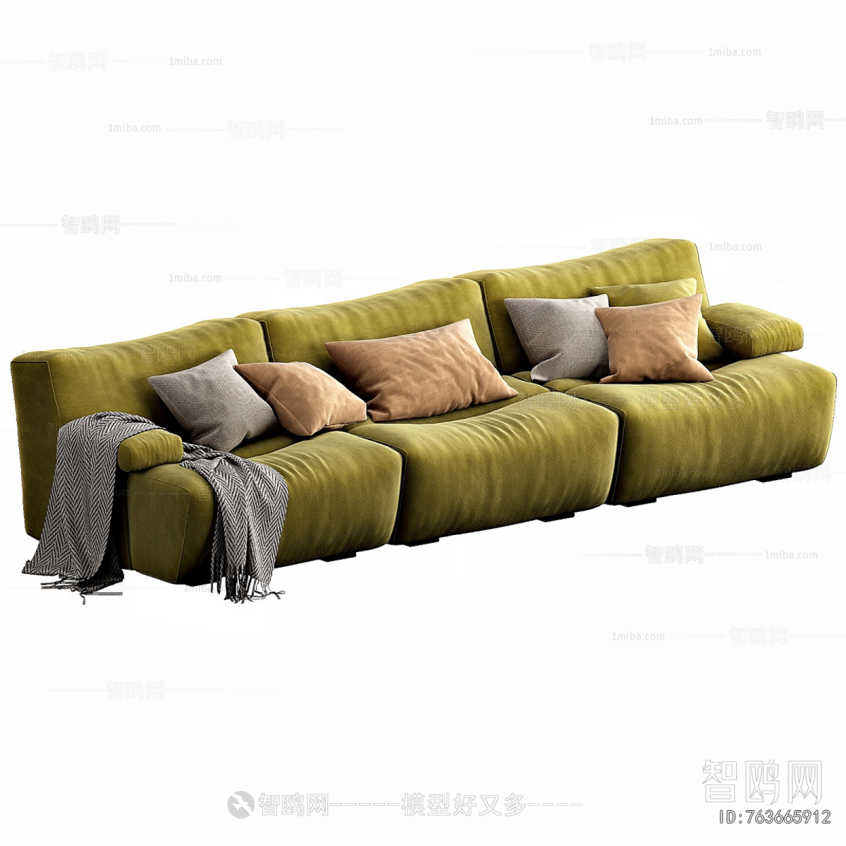 Modern Three-seat Sofa