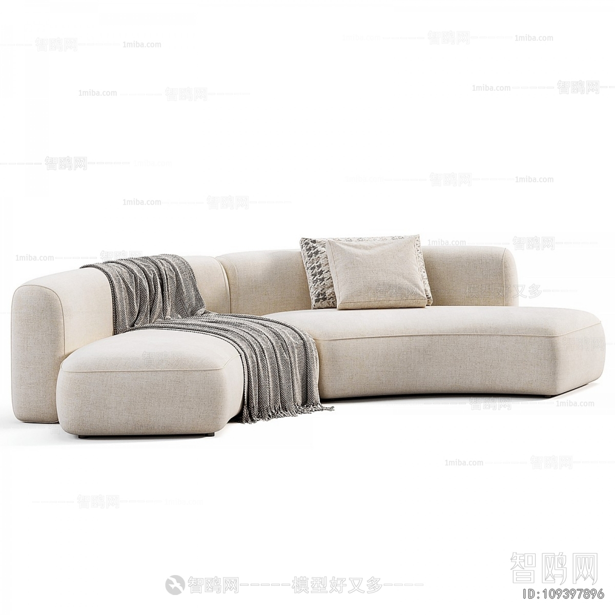 Modern Curved Sofa