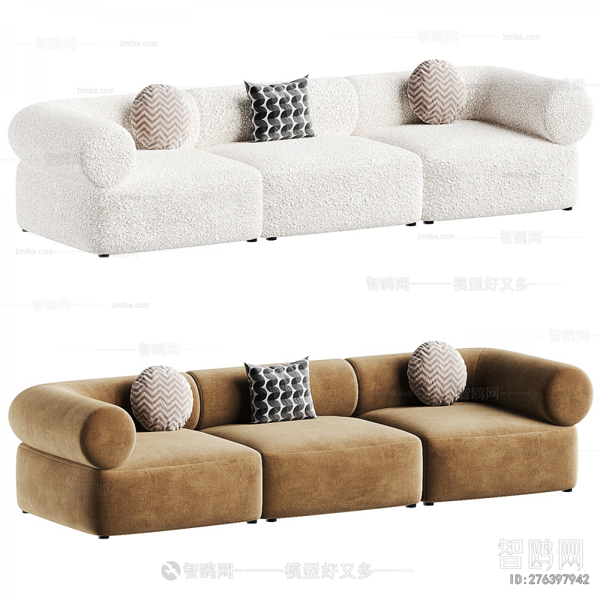 Modern Three-seat Sofa