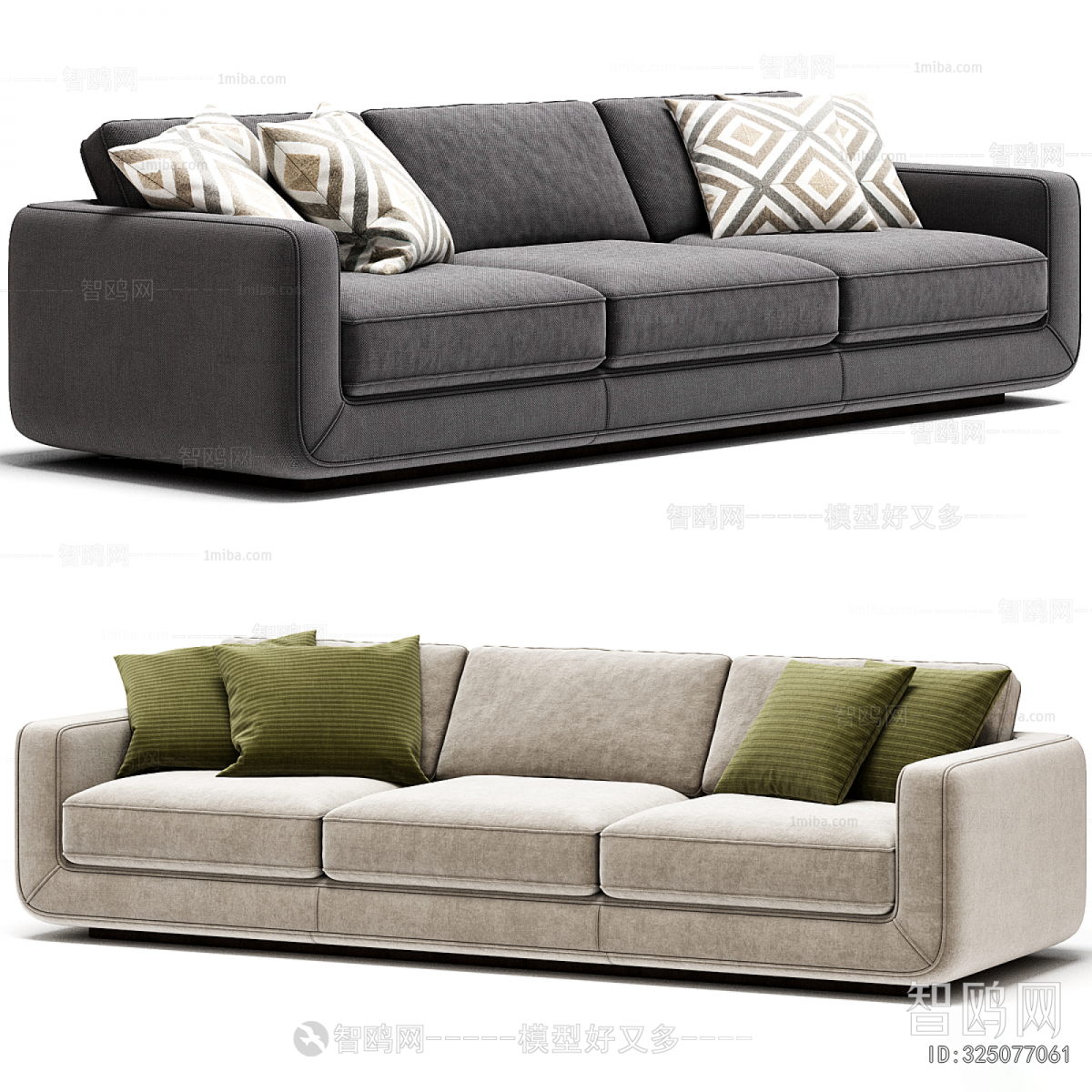 Modern Three-seat Sofa