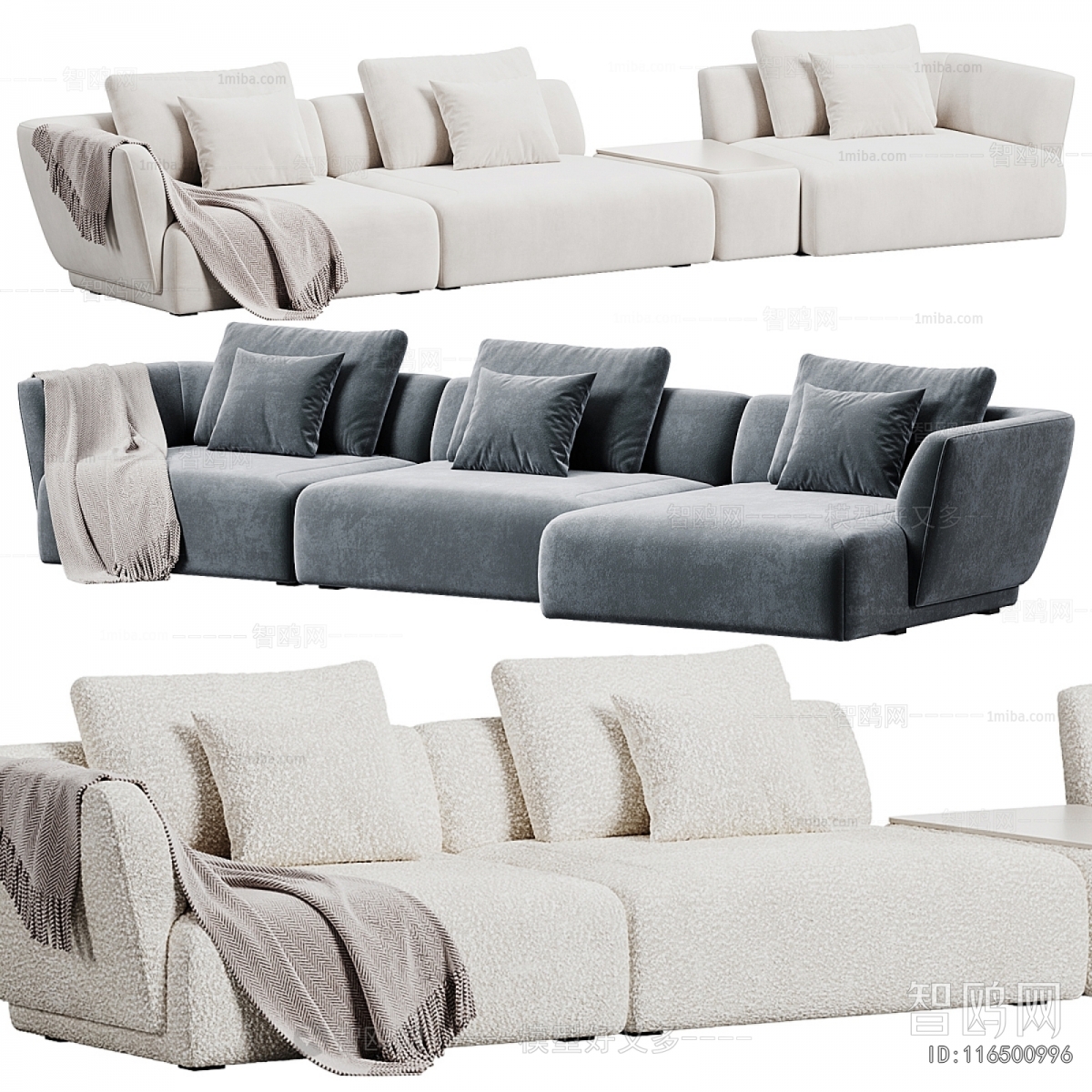 Modern Multi Person Sofa