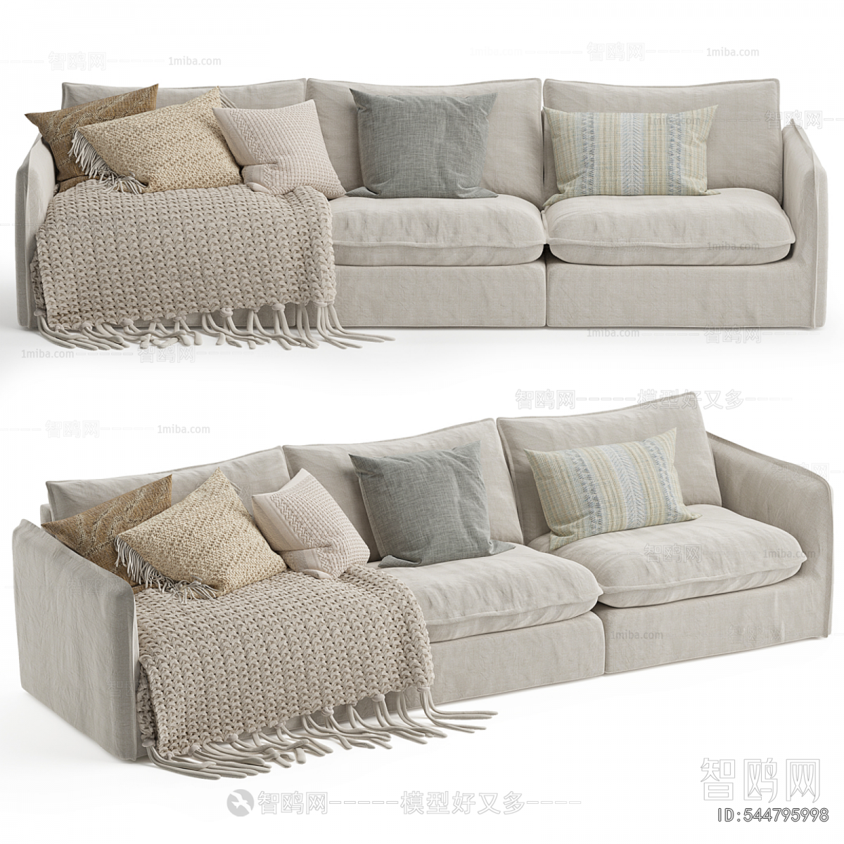 Modern Three-seat Sofa