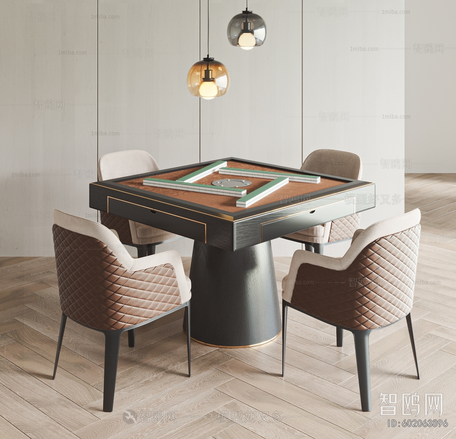 Modern Mahjong Tables And Chairs