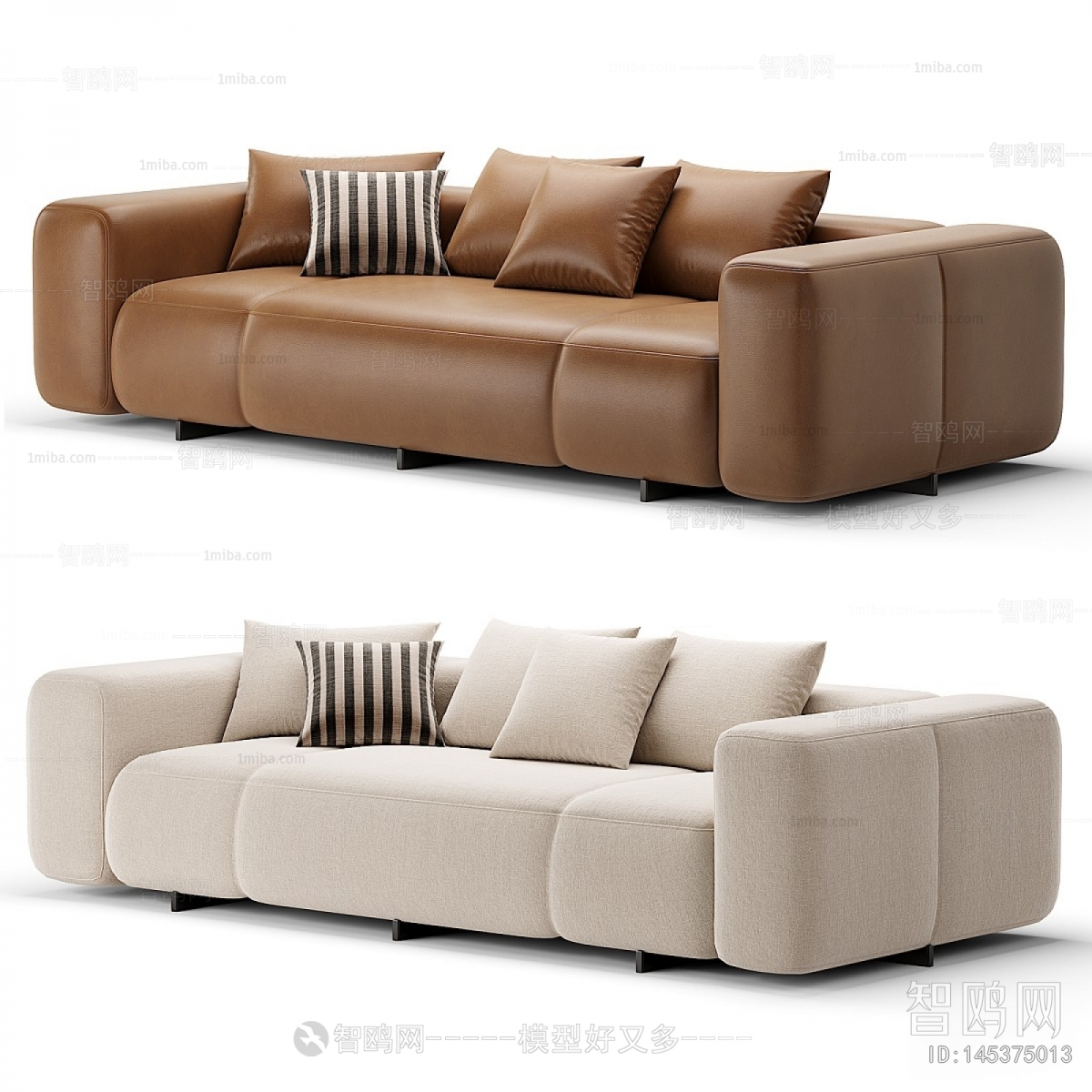 Modern Multi Person Sofa