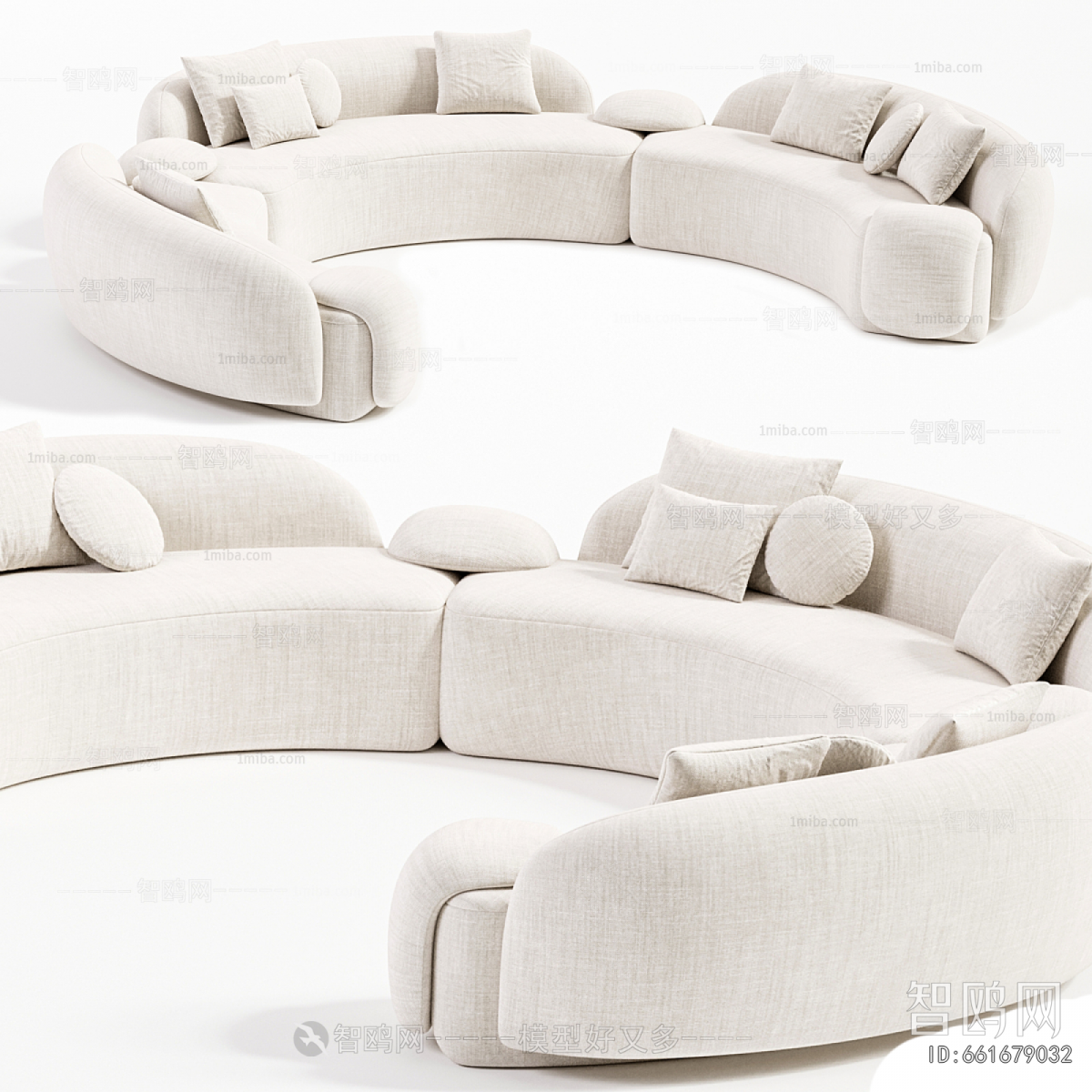 Modern Curved Sofa