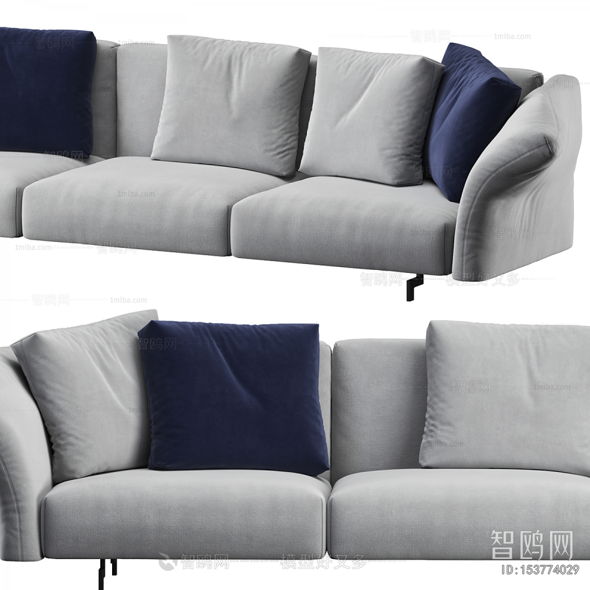 Modern Three-seat Sofa
