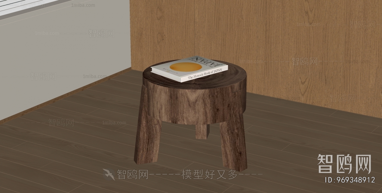 Wabi-sabi Style Side Table/corner Table