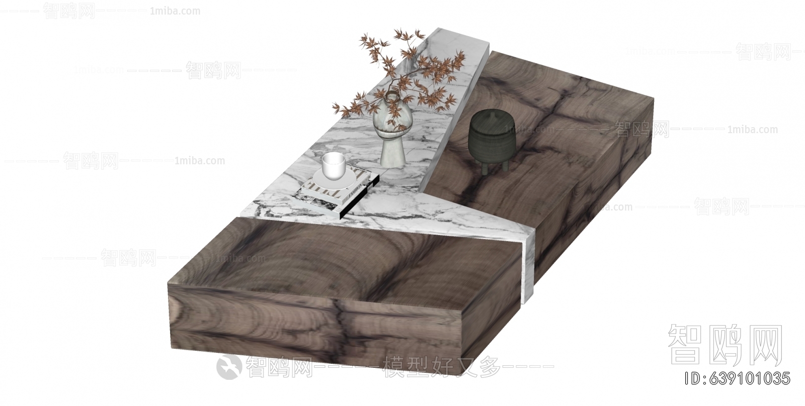 Wabi-sabi Style Coffee Table