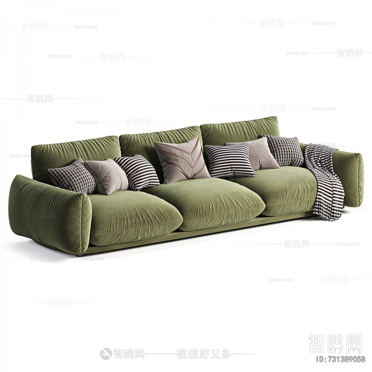 Modern Three-seat Sofa