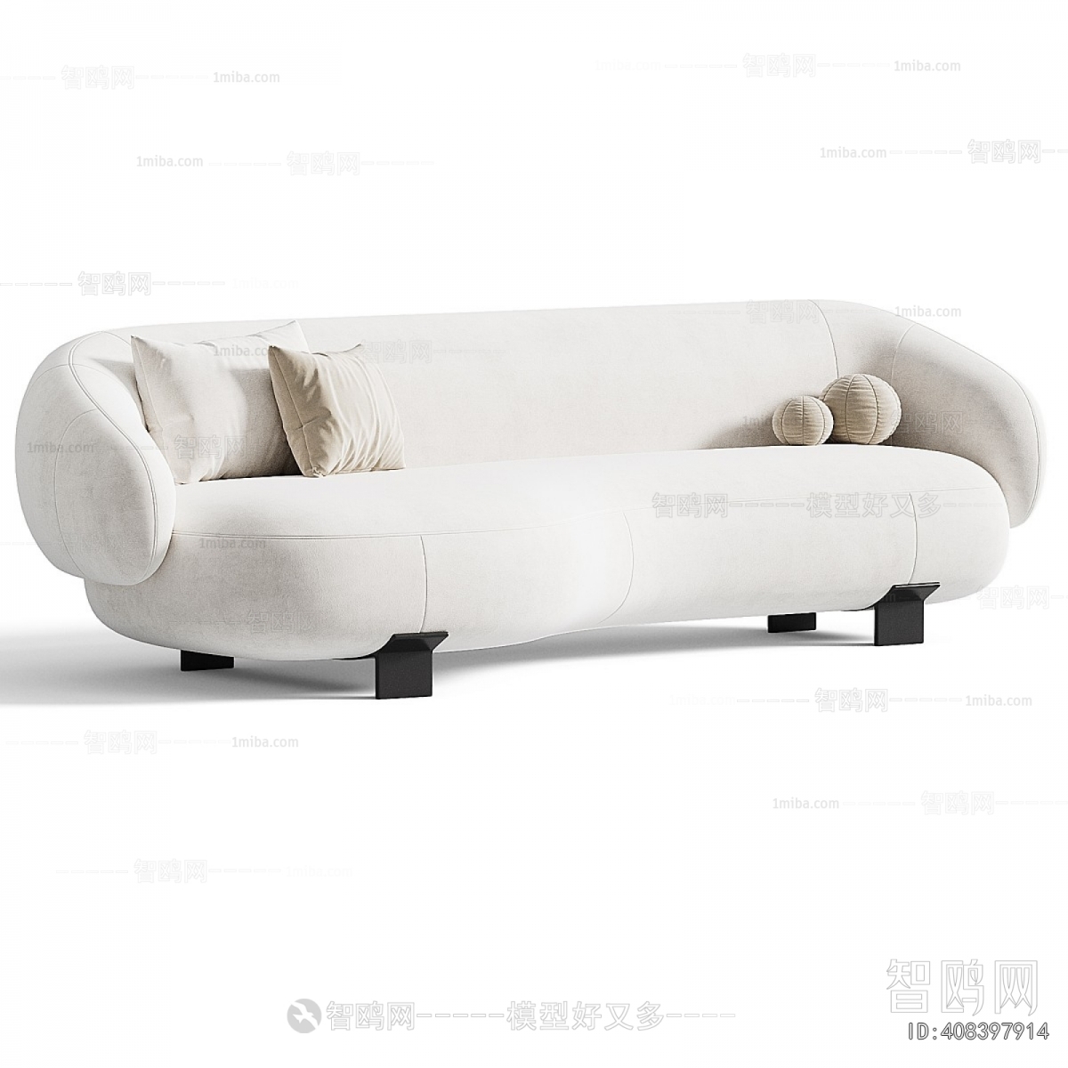 Modern Curved Sofa
