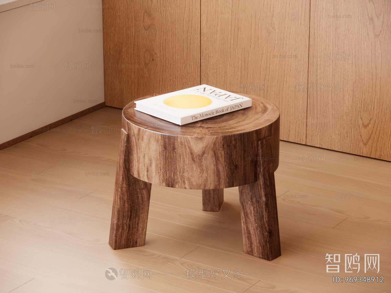 Wabi-sabi Style Side Table/corner Table