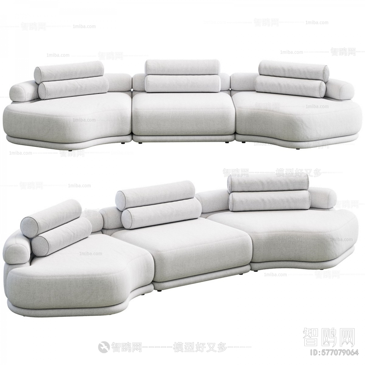 Modern Curved Sofa