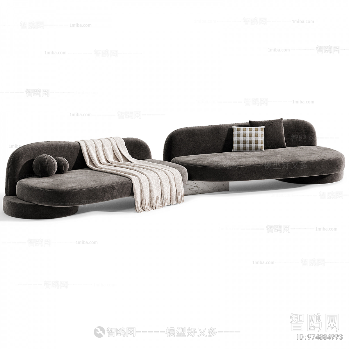 Modern Multi Person Sofa