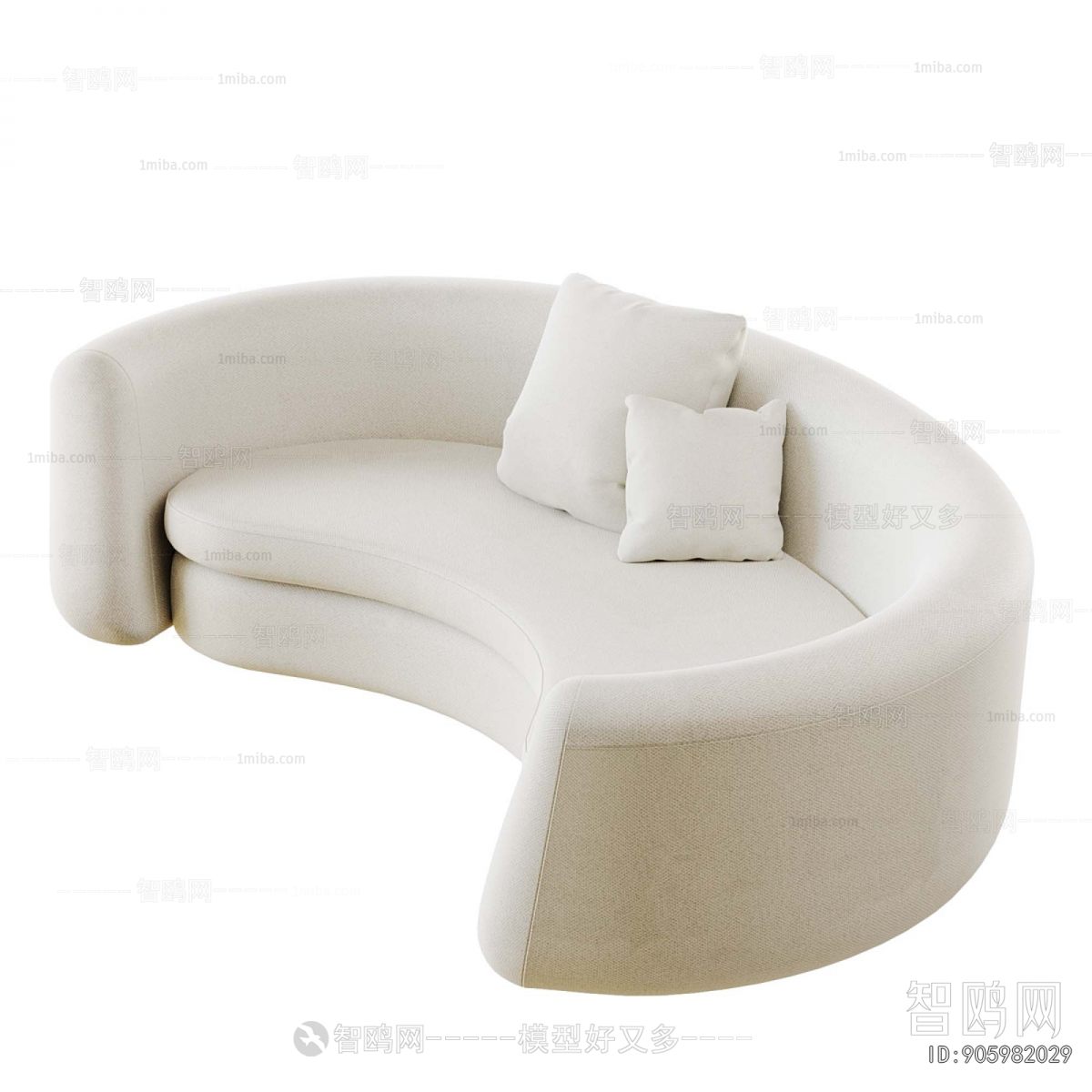 Modern Curved Sofa