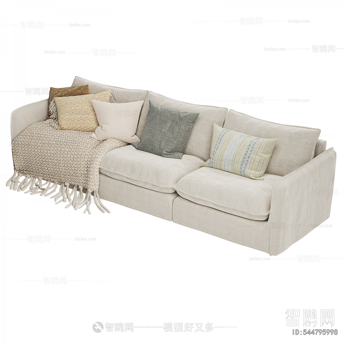 Modern Three-seat Sofa