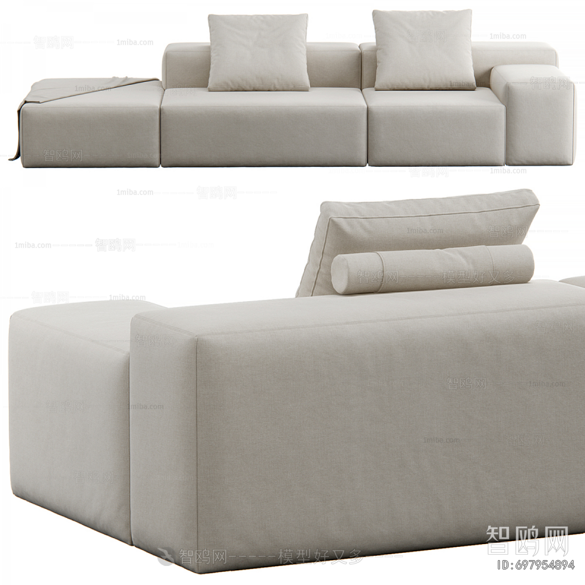 Modern Multi Person Sofa