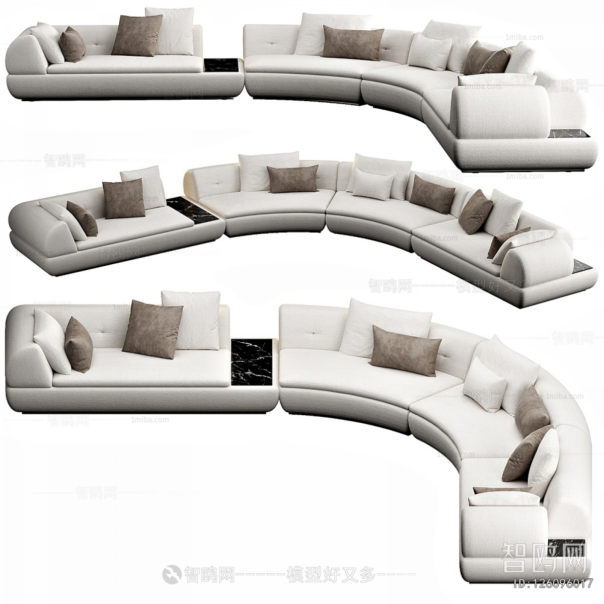 Modern Curved Sofa