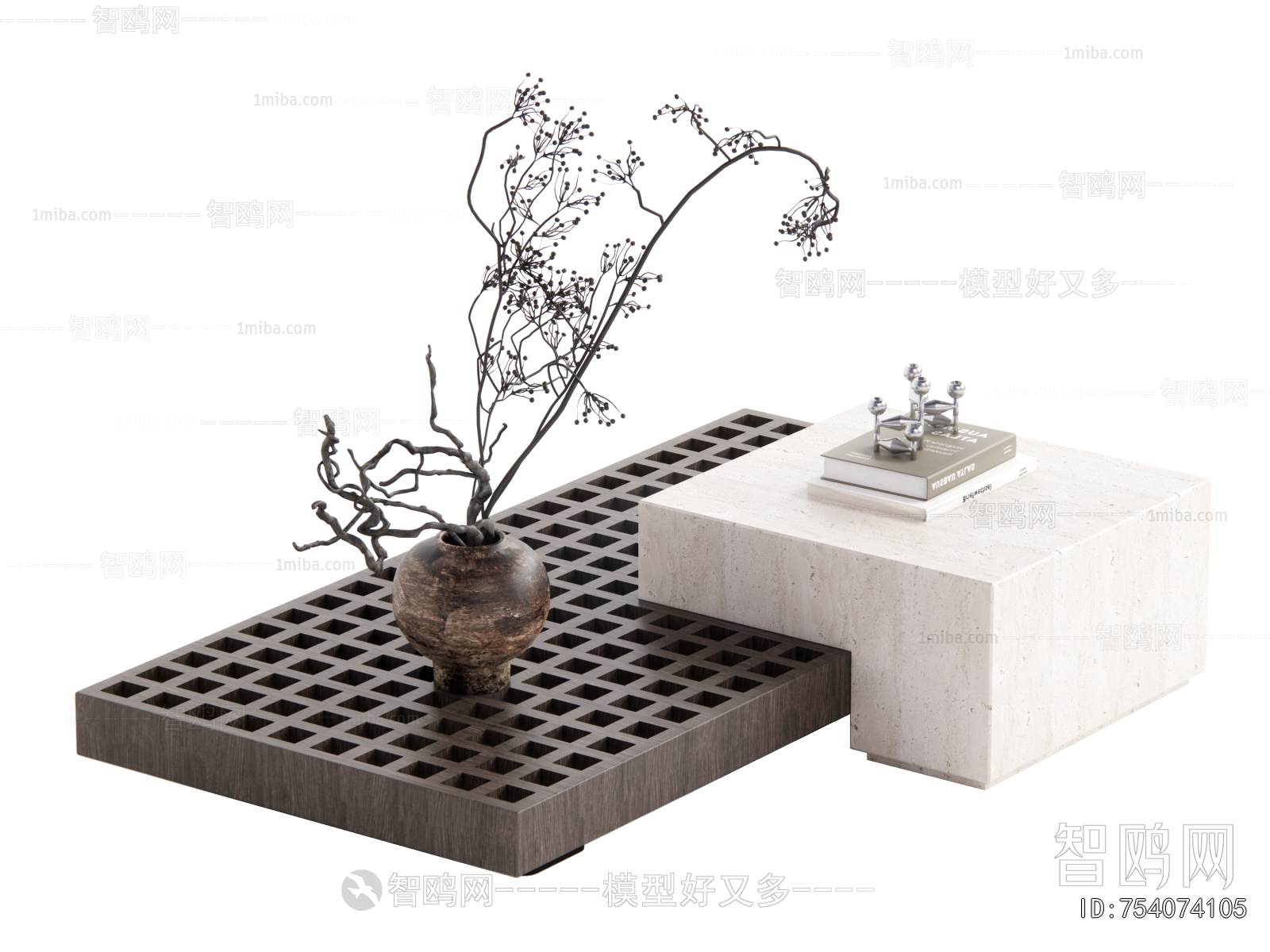 Wabi-sabi Style Coffee Table