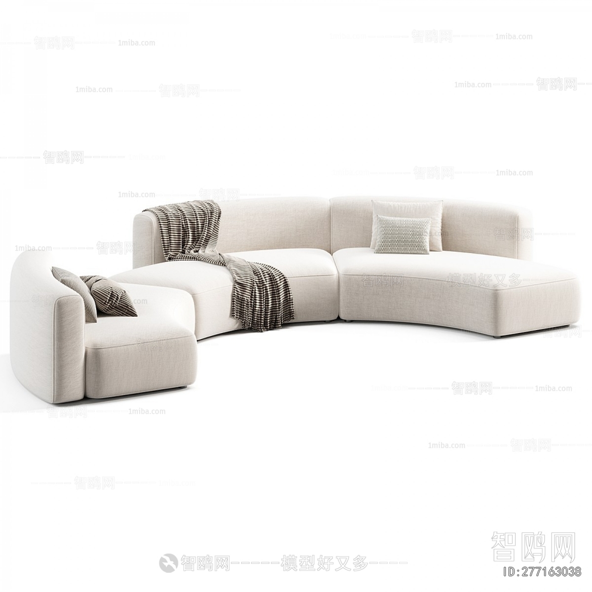 Modern Curved Sofa