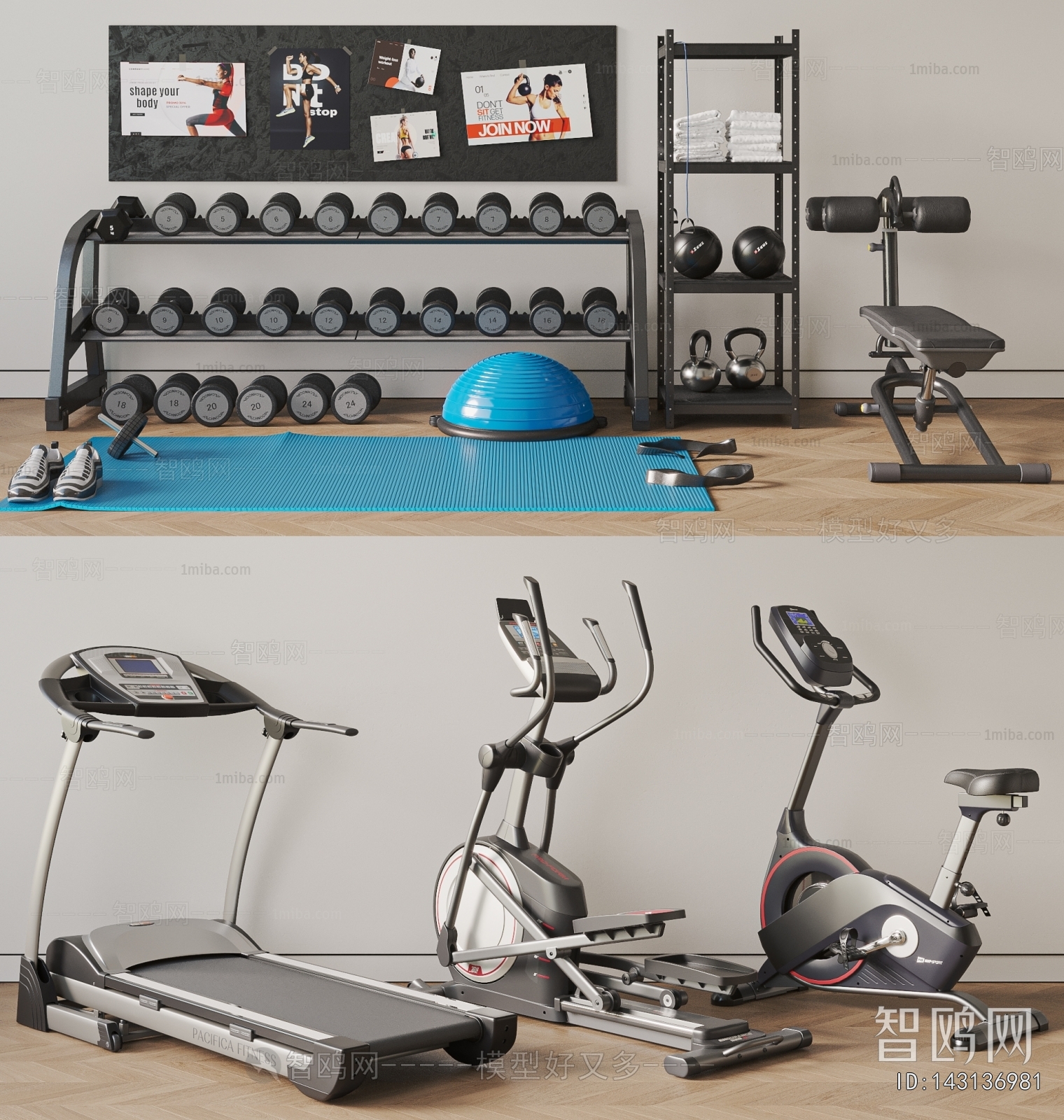 Modern Fitness Equipment