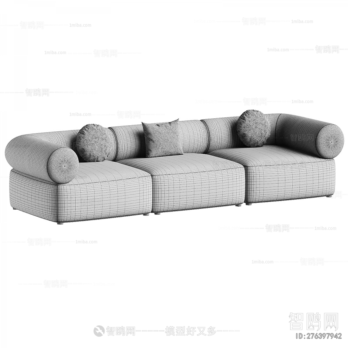 Modern Three-seat Sofa