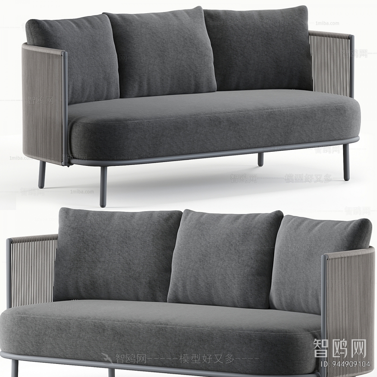 Modern Three-seat Sofa