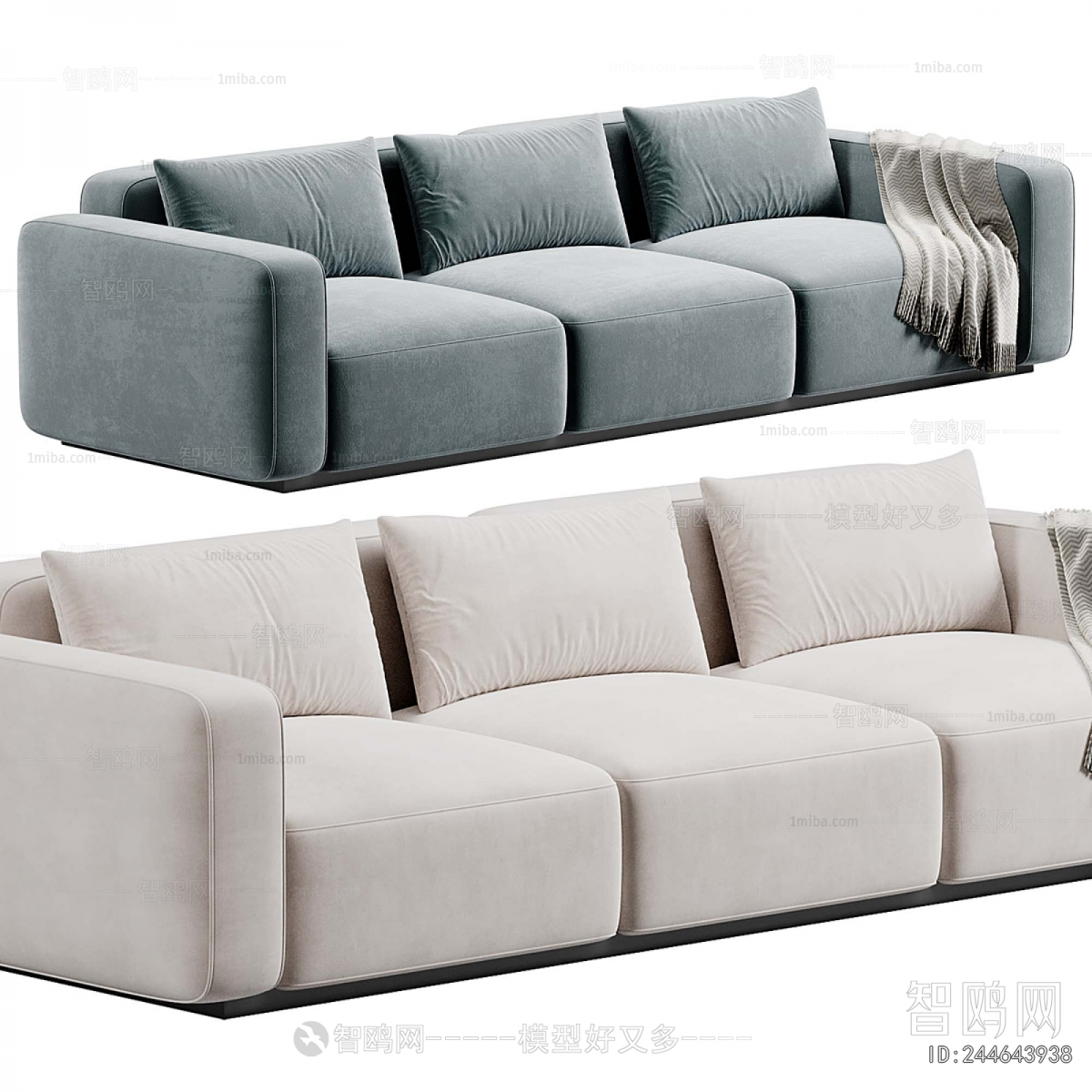 Modern Three-seat Sofa